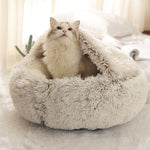 Plush Shell Pet Nest for Cats & Dogs