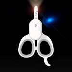 USB Rechargeable Pet Grooming Clippers with Light for Safe Trimming