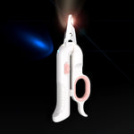 USB Rechargeable Pet Grooming Clippers with Light for Safe Trimming