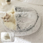 Plush Shell Pet Nest for Cats & Dogs