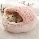 Plush Shell Pet Nest for Cats & Dogs