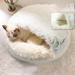 Plush Shell Pet Nest for Cats & Dogs