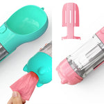 Pet Water Bottle Feeder 3 In 1 Dog Water Bottle