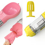 Pet Water Bottle Feeder 3 In 1 Dog Water Bottle