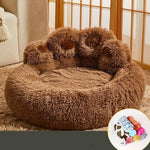 Warm Fleece Dog Sofa Bed