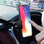 Telescopic Car Phone Holder – 360° Dashboard Mount with Suction Cup