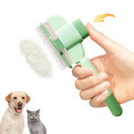 Self-Cleaning Pet Comb for Dogs & Cats
