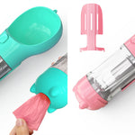 Pet Water Bottle Feeder 3 In 1 Dog Water Bottle