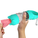 Pet Multi-functional Water Bottle with Waste Shovel & Food Box