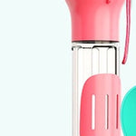 Pet Multi-functional Water Bottle with Waste Shovel & Food Box