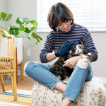 Upgrade Pet Grooming Gloves –Shedding & Hair Remover