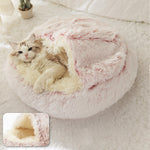 Plush Shell Pet Nest for Cats & Dogs