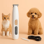 Waterproof Dog Clippers for Grooming with Widened Blade & LED Display