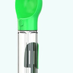 Pet Multi-functional Water Bottle with Waste Shovel & Food Box